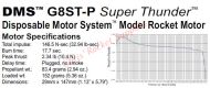 Aerotech G8ST-P Super Thunder Rocket Motor