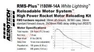 Aerotech I180W-14A White Lightning Rocket Motor